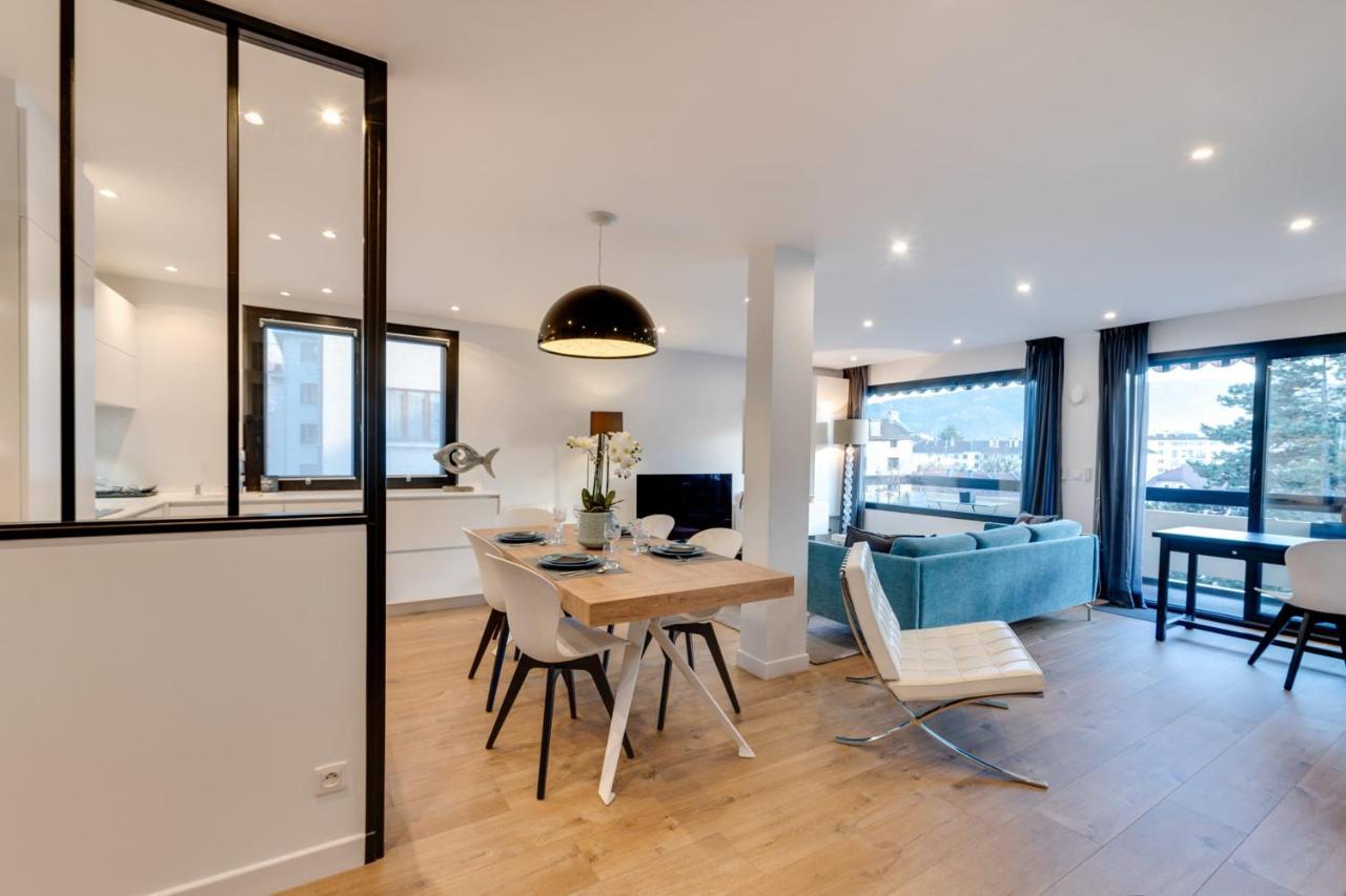Les Sorbiers - Apartment 2 Bedrooms Top Floor - Parking & Terrace アヌシー エクステリア 写真