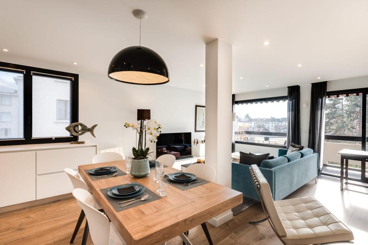 Les Sorbiers - Apartment 2 Bedrooms Top Floor - Parking & Terrace アヌシー エクステリア 写真